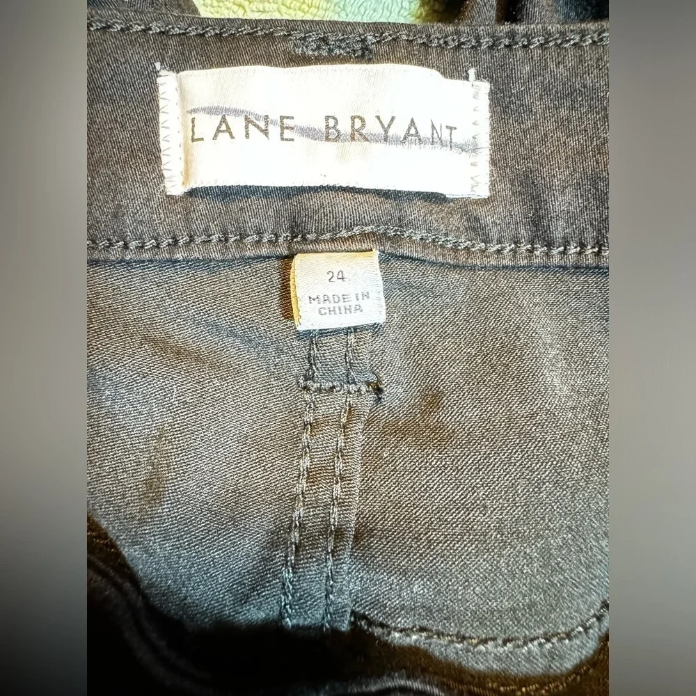 Lane Bryant Black Midrise Skinny Jeans